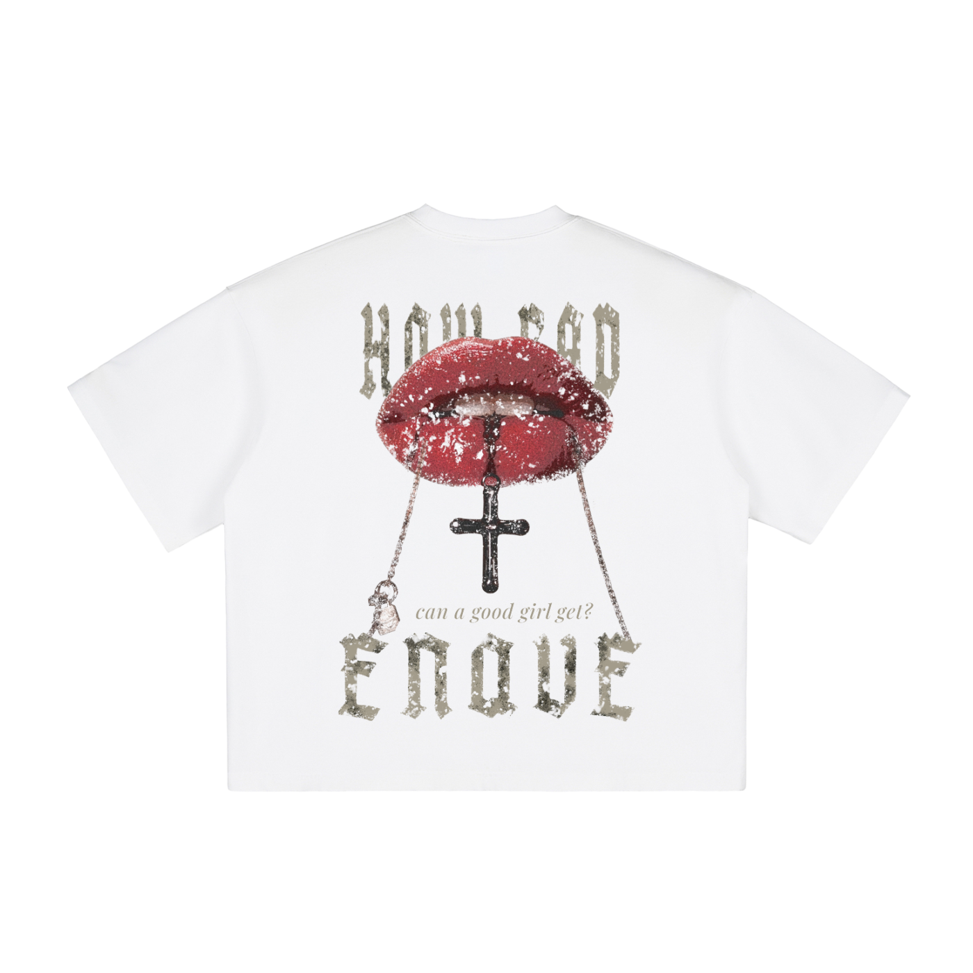 Pendant Lips Vintage Washed Tee