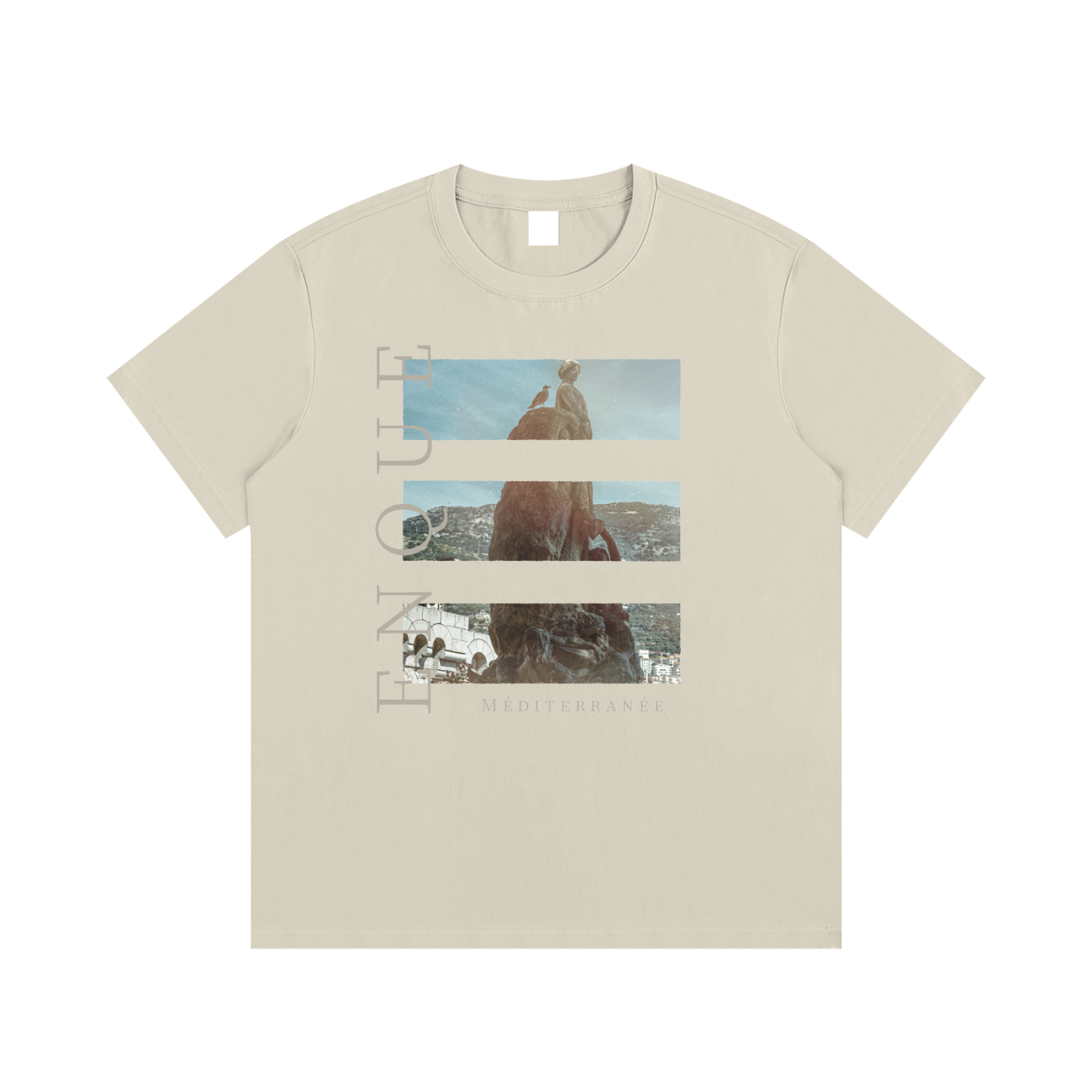 Statue De Monaco - Essential Cotton Tee