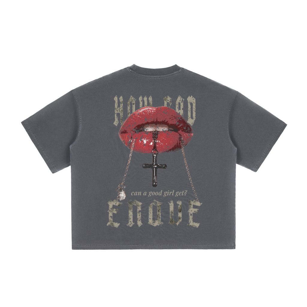 Pendant Lips Vintage Washed Tee