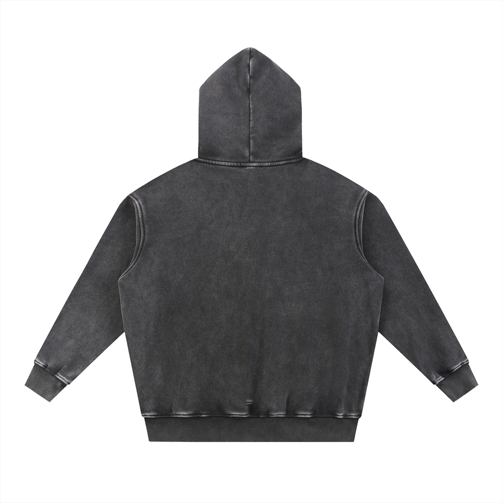 Enque Beach Club - Oversized Washed Hoodie