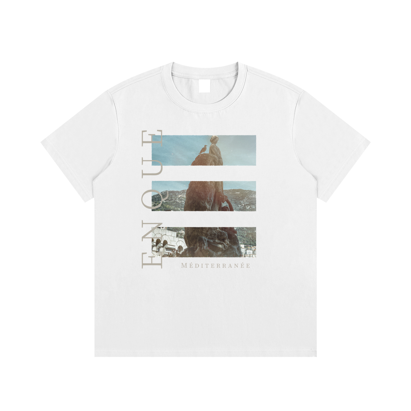 Statue De Monaco - Essential Cotton Tee