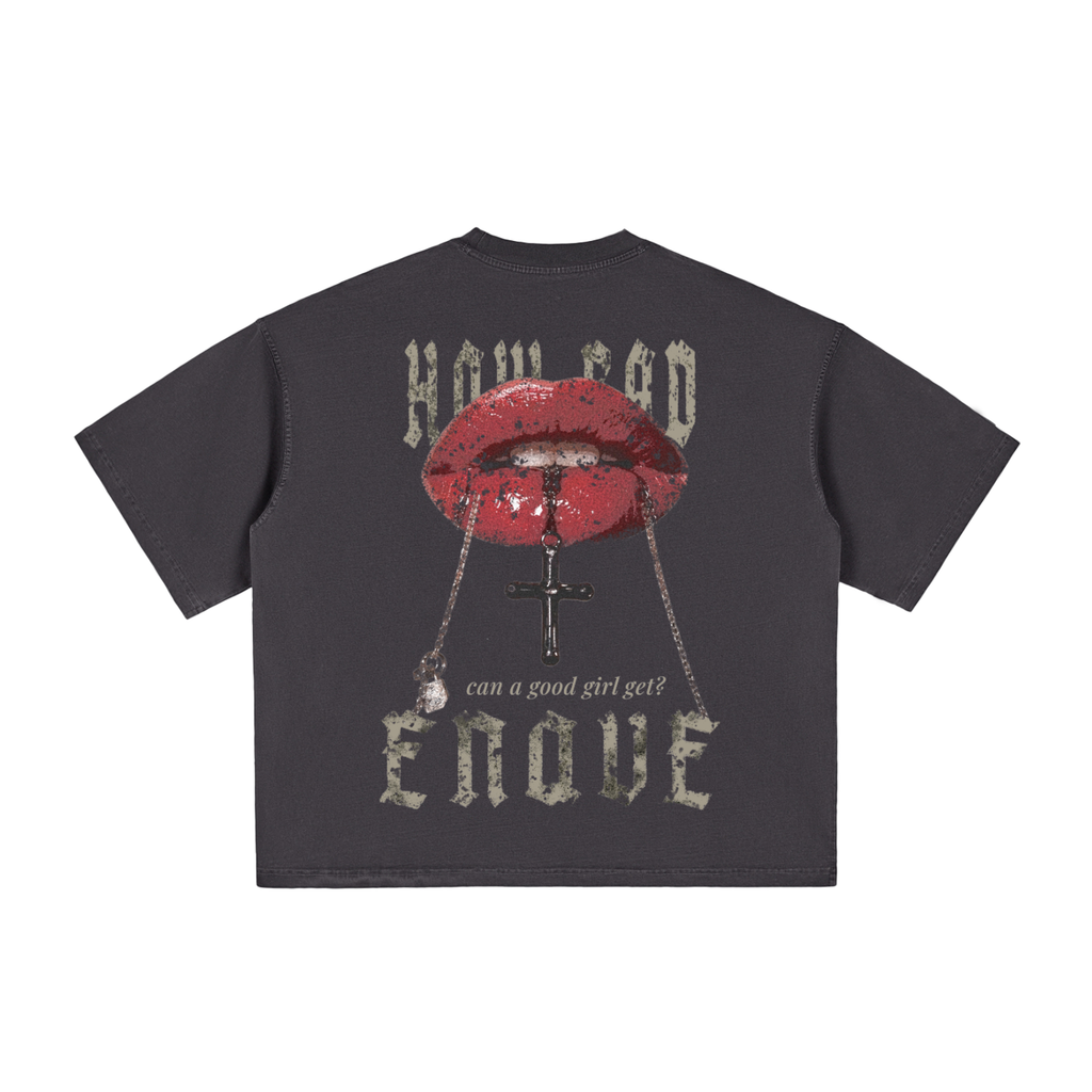 Pendant Lips Vintage Washed Tee